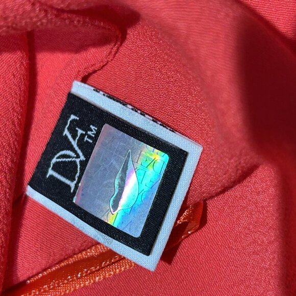 Diane von Furstenberg Red Oversized Poet Blouse - Size 2 - Picture 5 of 7